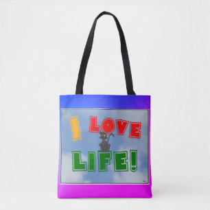 "I Liebe Life!" Tasche