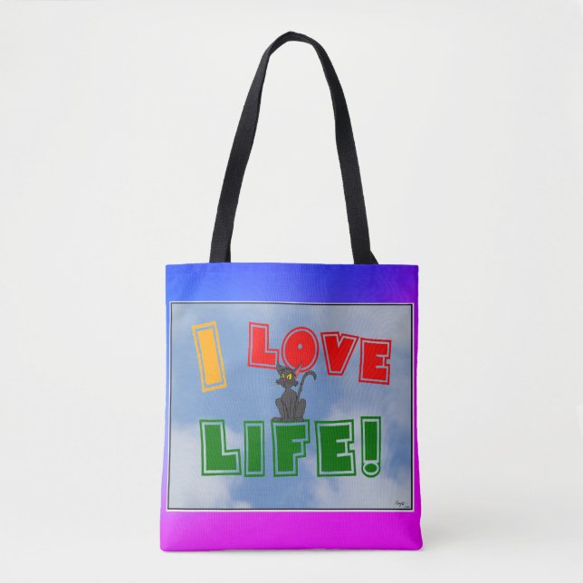 "I Liebe Life!" Tasche (Vorderseite)