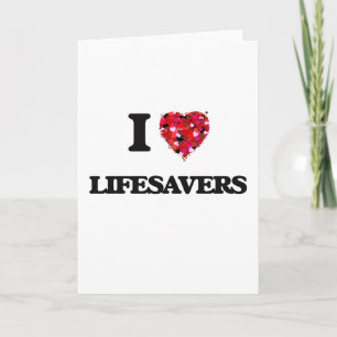 I Liebe Lifesavers Karte