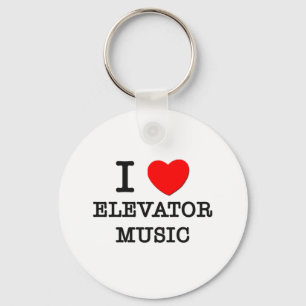 I Liebe Lift Music Schlüsselanhänger