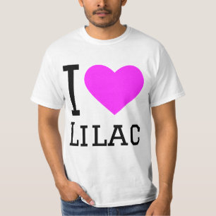 I Liebe lilac T-Shirt