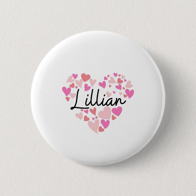 I Liebe Lillian Button (Vorderseite)