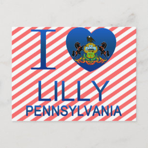 I Liebe Lilly, PA Postkarte