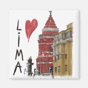 I Liebe Lima Magnet