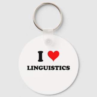 I Liebe Linguistik Schlüsselanhänger