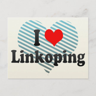 I Liebe Linkoping, Schweden Postkarte
