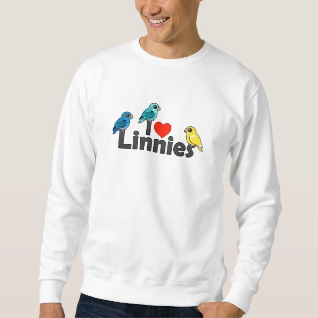 I Liebe Linnies Sweatshirt (Vorderseite)