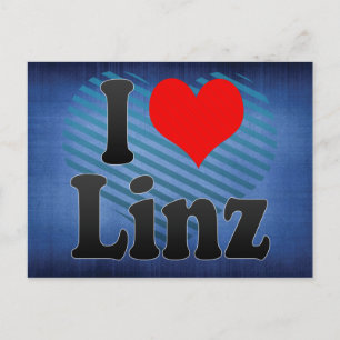I Liebe Linz, Österreich Postkarte