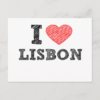 I Liebe Lissabon Postkarte