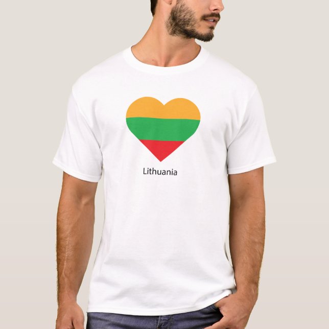 I Liebe Litauen T-Shirt (Vorderseite)