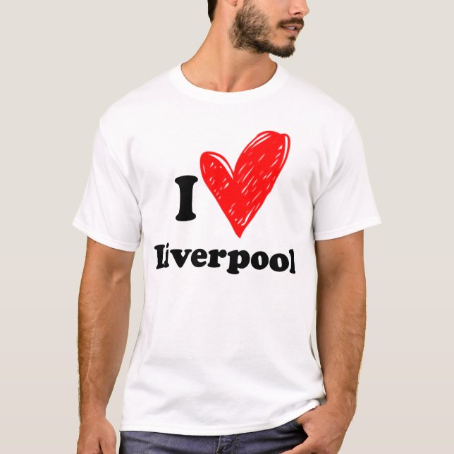 I Liebe Liverpool T-Shirt (Vorderseite)