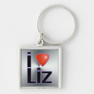 I Liebe Liz Schlüsselanhänger