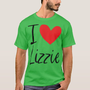 I Liebe Lizzie Name Personalisiert Girl BESTE FREU T-Shirt