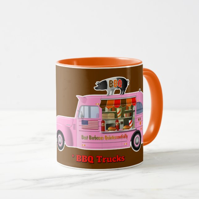 I Liebe LKW (GRILLEN Tasse (VorderseiteRechts)