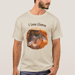 I Liebe Llamas Farm Animal T-Shirt