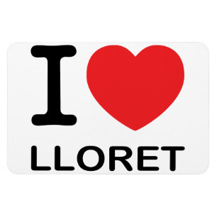 I Liebe Lloret - flexibler Magnet