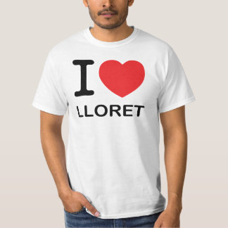 I Liebe Lloret - grundlegender T - Shirt