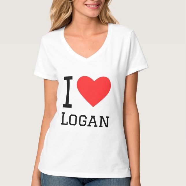 I Liebe Logan T-Shirt (Vorderseite)