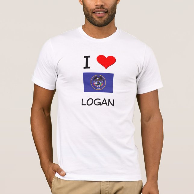 I Liebe Logan Utah T-Shirt (Vorderseite)