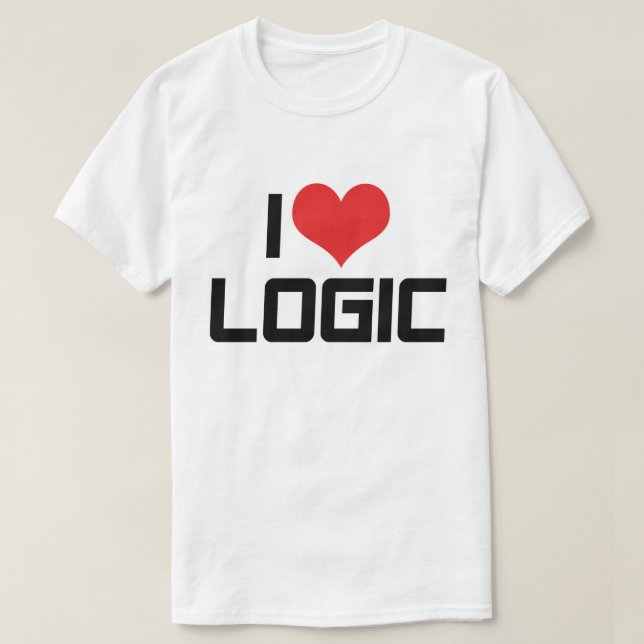 I Liebe Logic T - Shirt (Design vorne)