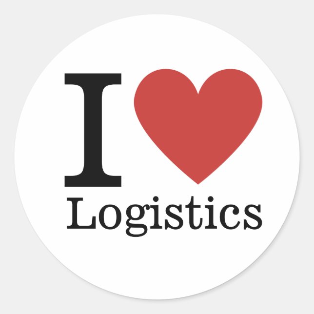I ❤️ Liebe Logistics STICKER (Vorderseite)