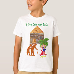 I Liebe Lolo und Lola, Niedlich Filipino, FilAm T-Shirt