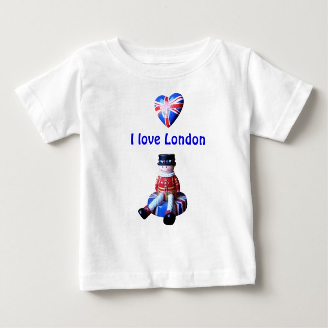 I Liebe London, Baby-T - Shirt mit langer Ärmel (Vorderseite)