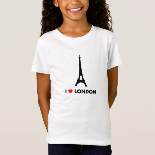 I Liebe London - Eiffel-Turm-Shirt T-Shirt