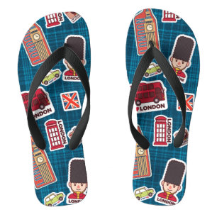 I Liebe London Flip Flops