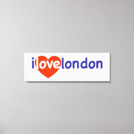 I Liebe London Leinwanddruck