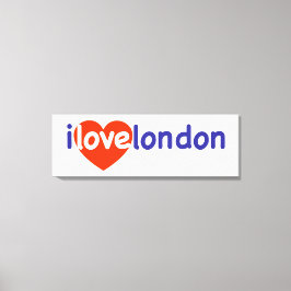 I Liebe London Leinwanddruck