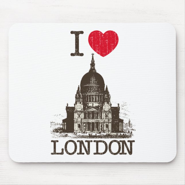 I Liebe London Mousepad (Vorne)