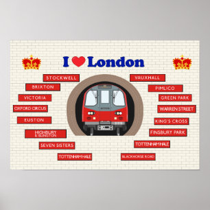 I Liebe London Poster