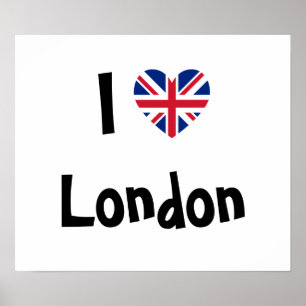 I Liebe London Poster