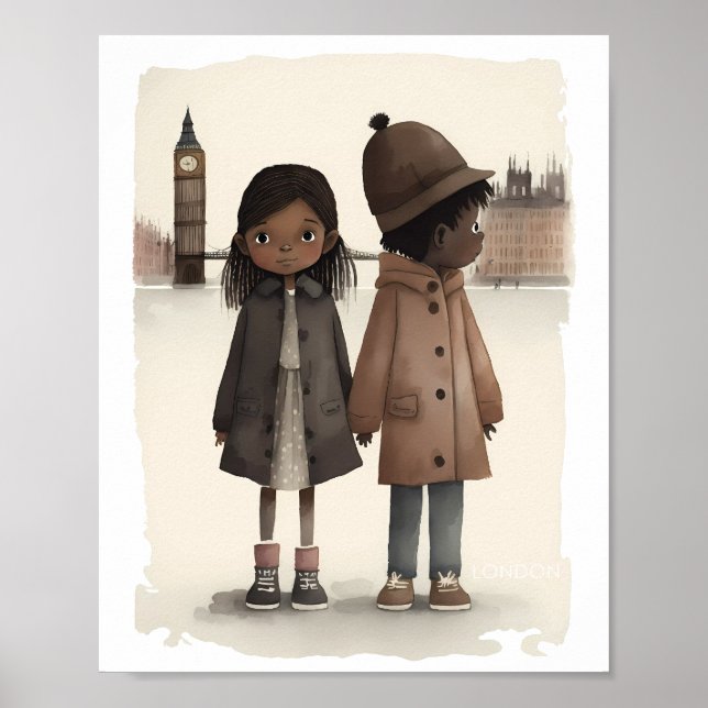 I Liebe London Poster (Vorne)