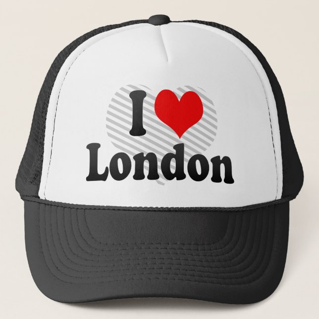 I Liebe London Truckerkappe (Vorderseite)