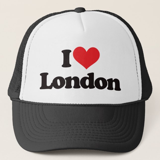 I Liebe London Truckerkappe (Vorderseite)