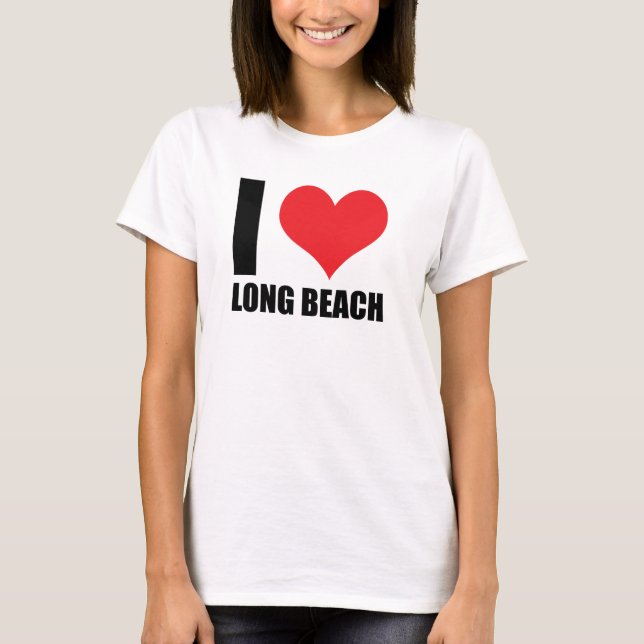 I Liebe Long Beach T-Shirt (Vorderseite)