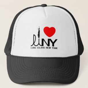 I Liebe-Long Island NY Truckerkappe