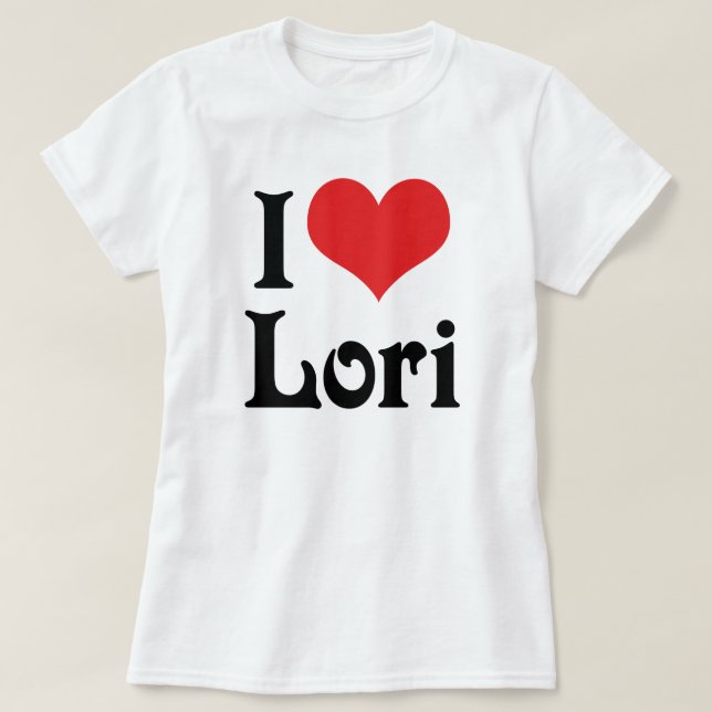 I Liebe Lori T-Shirt (Design vorne)