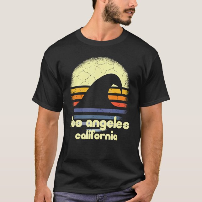 I Liebe Los Angeles Beach California Ocean Wave Ca T-Shirt (Vorderseite)