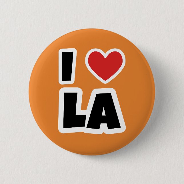 I Liebe Los Angeles Button (Vorderseite)