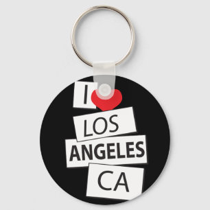 I Liebe Los Angeles CA Schlüsselanhänger