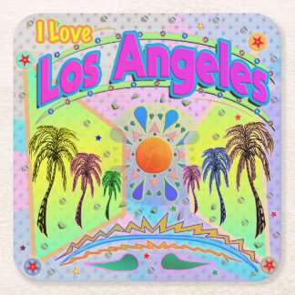 I LIEBE Los Angeles Calm Desire Untersetzer