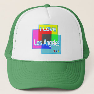 "I LIEBE Los Angeles Coloring 2" Hat Truckerkappe