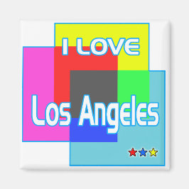 "I LIEBE Los Angeles Coloring 2" Magnet