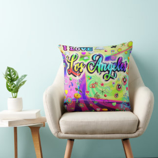 I LIEBE Los Angeles Cool Energy Pillow Kissen