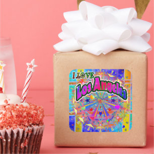 I LIEBE Los Angeles Cosmic Unity Sticker