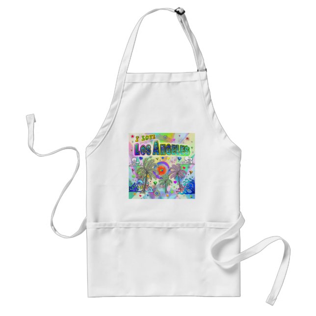 I LIEBE Los Angeles Deep Dream Schürze (Vorne)