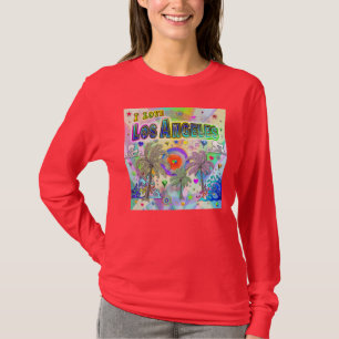 I LIEBE Los Angeles Deep Dream T - Shirt